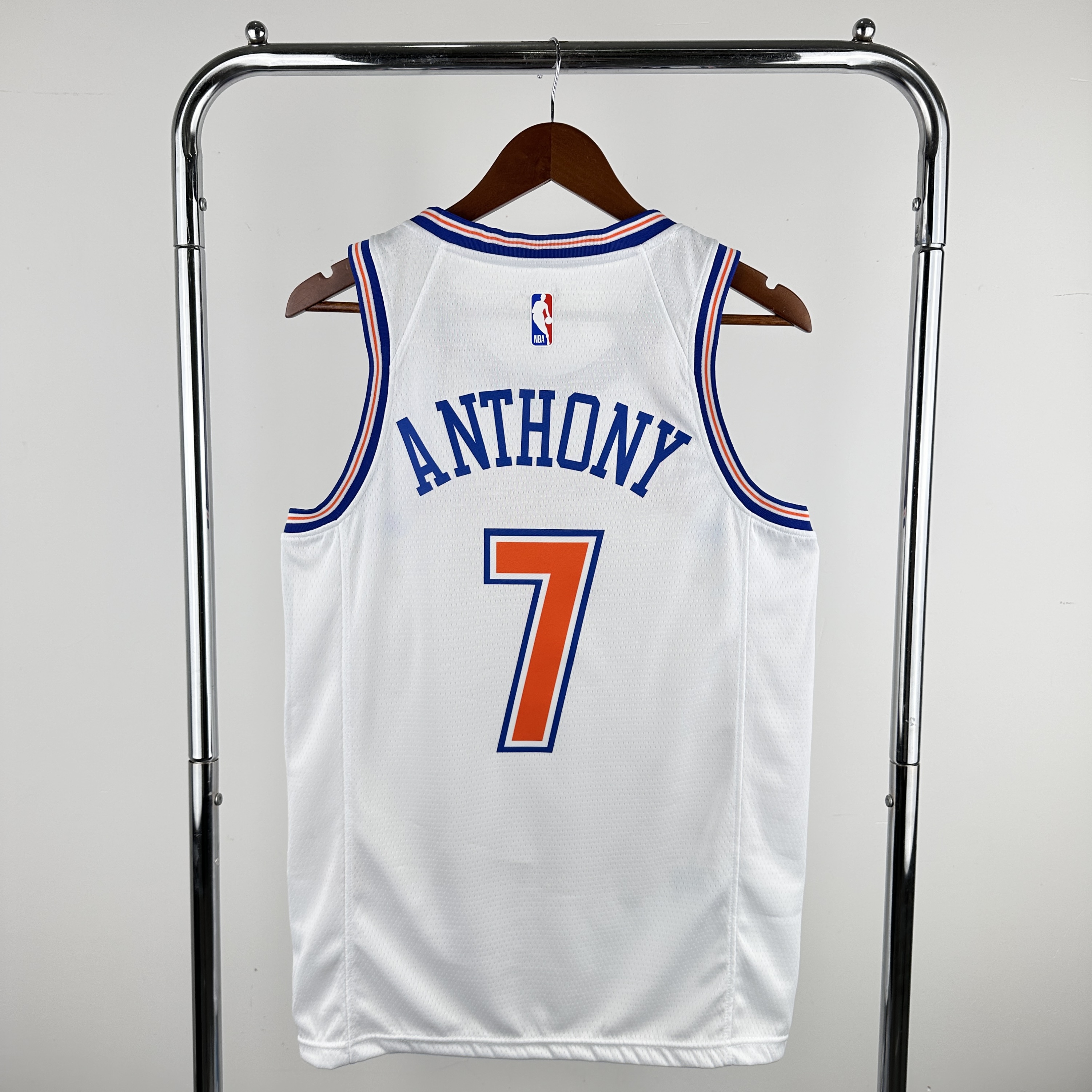 Men New York Knicks #7 Anthony White Nike 2024 NBA Jersey->new york knicks->NBA Jersey